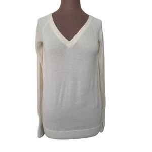 Lululemon Unity PulloverHeathered White /Ivory 4-6